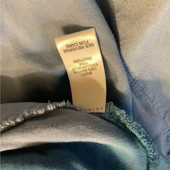 Women’s Ombré Tie Dyed Sundress asymmetric hemline Red White Blue - Picture 7 of 8